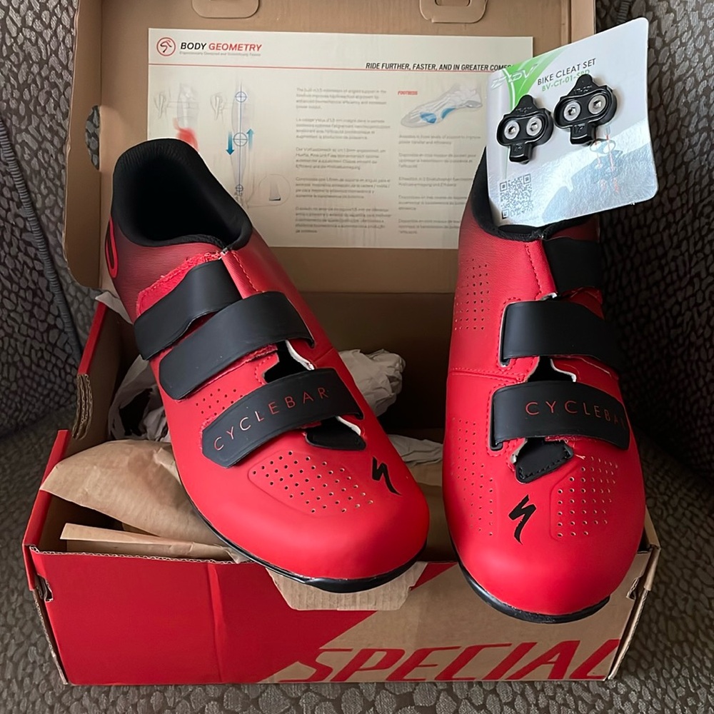 CycleBar Cycling Shoes w/ cleats
 Torch 1.0 RBX CB